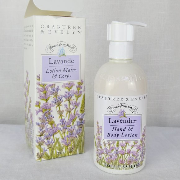 CRABTREE & EVELYN Lavender Hand & Body Lotion NEW 8.5 FL oz Retired, Rare - Picture 1 of 7